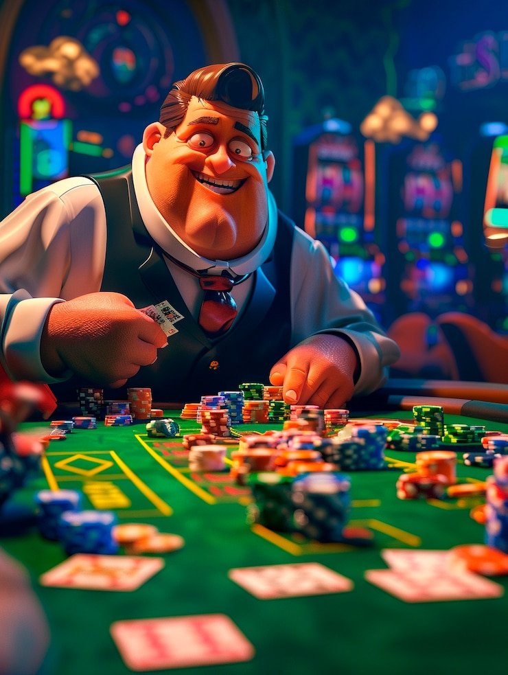 European roulette betting layout and chip placement on bbni slot